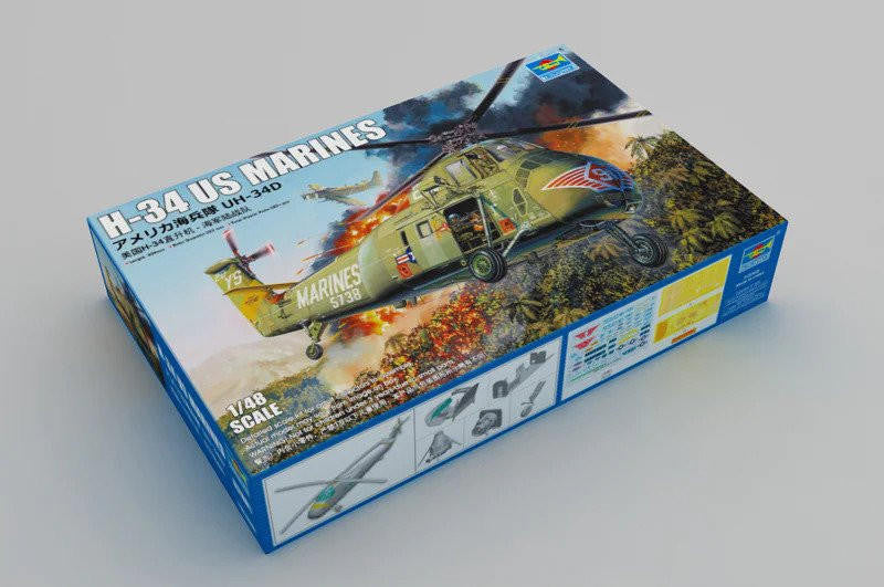 Trumpeter 1/48 H-34 US Marines 2881